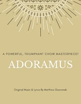 Adoramus SAB choral sheet music cover